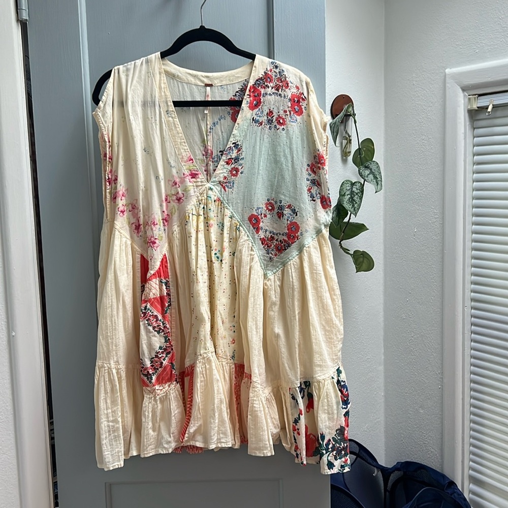 Free people mended by scarfs dress size small